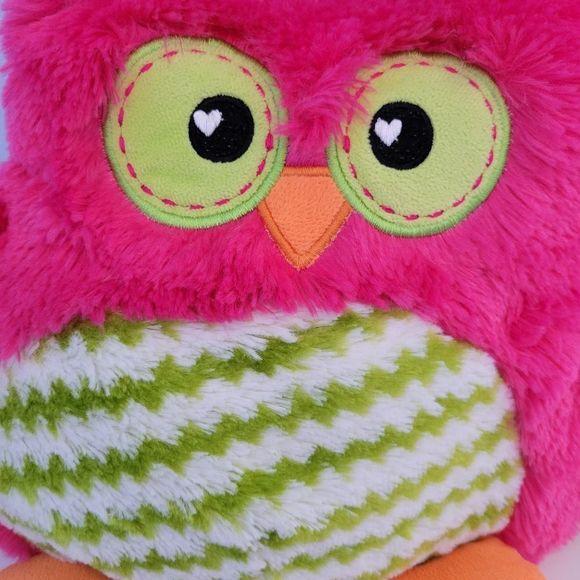 3/$20 Dan Dee Collector’s Choice Pink Owl Plush Snuggle Pillow Stuffed Animal - Picture 8 of 8